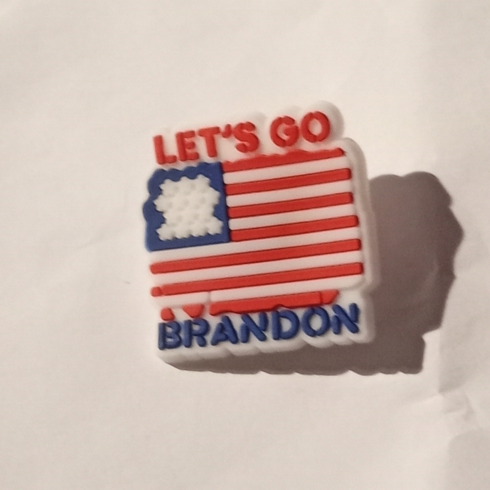 Let's Go Brandon Croc Charm NWT